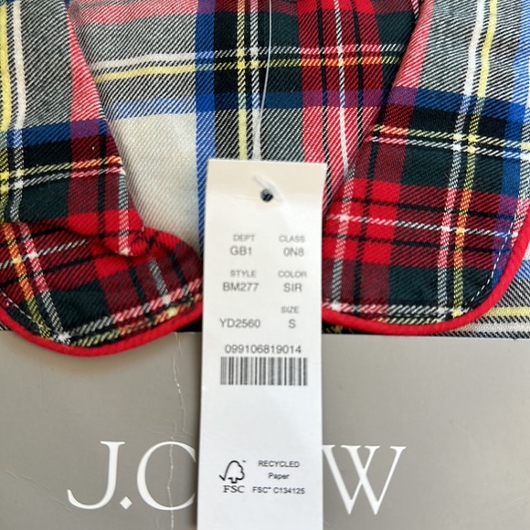 Women’s J.CREW plaid pajamas size small - Picture 5 of 5
